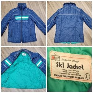 Vtg 1970s Kmart Nylon Ski Jacket